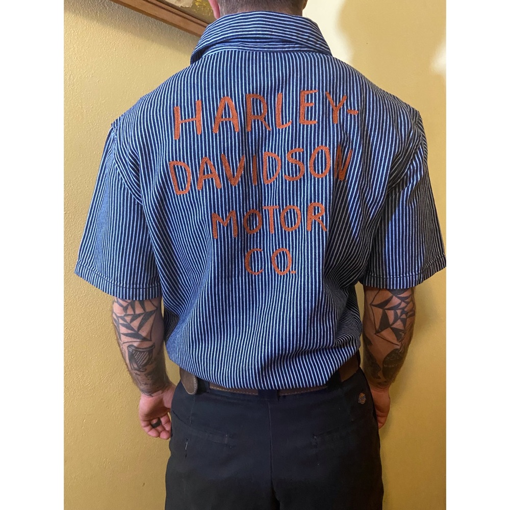 Harley-Davidson Motorcycle Button Up Shirt